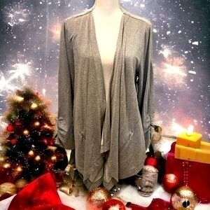 Zenergy by Chico’s Retreat Collection Sparkling Silver Jacket